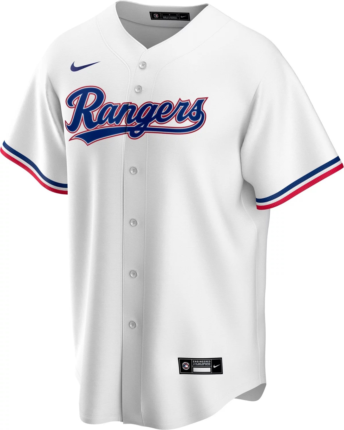 Nike Men's Texas Rangers Official Replica Short Sleeve Jersey Academy
