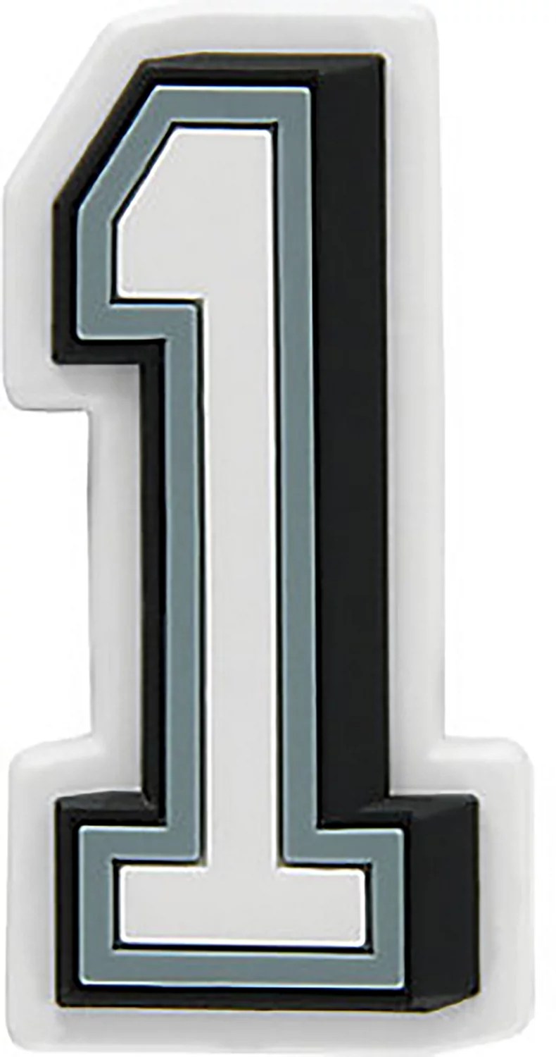 Crocs Jibbitz Number 1 Charm Academy