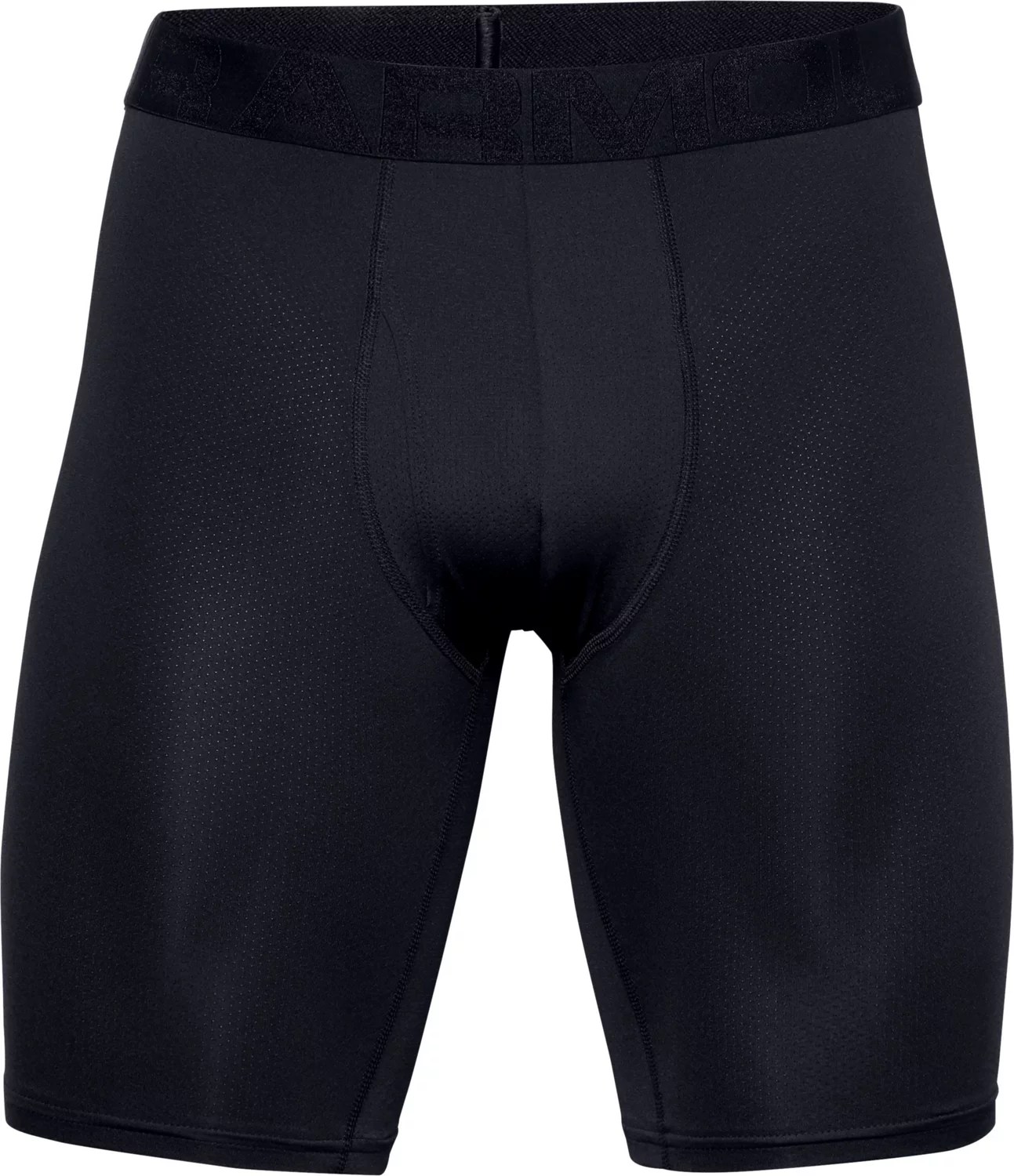 Under Armour Men's Tech Mesh Boxerjock 9 in Briefs 2Pack Academy