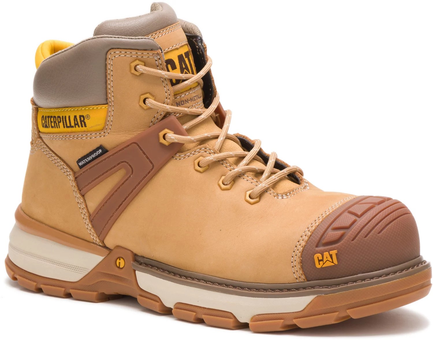 Caterpillar Men's Excavator Superlite NanoToe WP Work Boots Academy