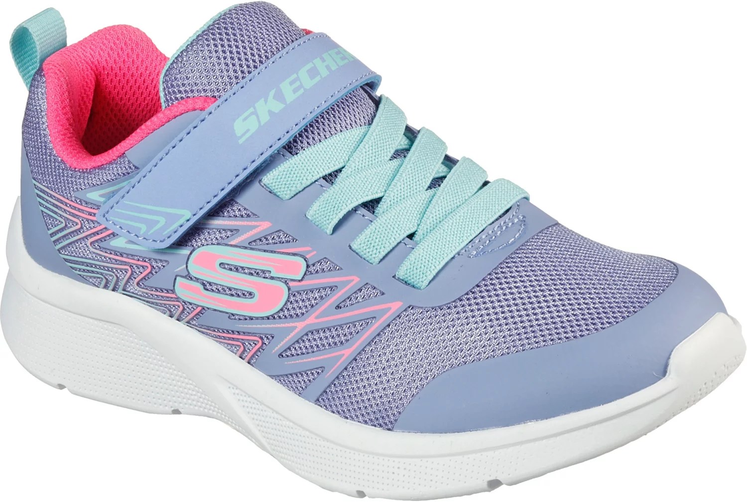 SKECHERS Girls' PreSchool Microspec Bold Delight Shoes Academy