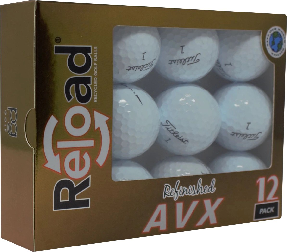 Titleist Reload Refinished AVX Golf Balls 12Pack Academy