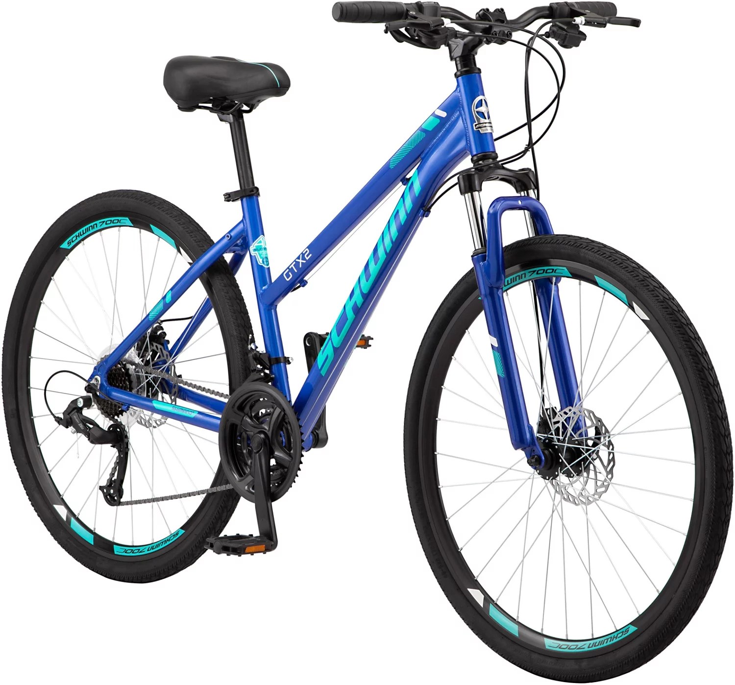 Schwinn Women's GTX 2.0 700c 21Speed Dual Sport Hybrid Bike Academy