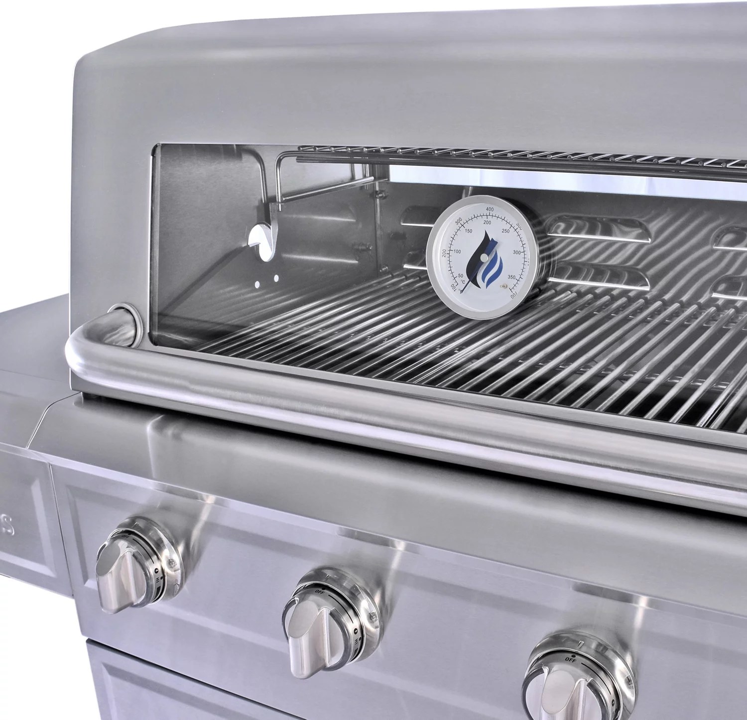 3 Embers 4Burner DualFuel Propane Gas Grill with Radiant Embers