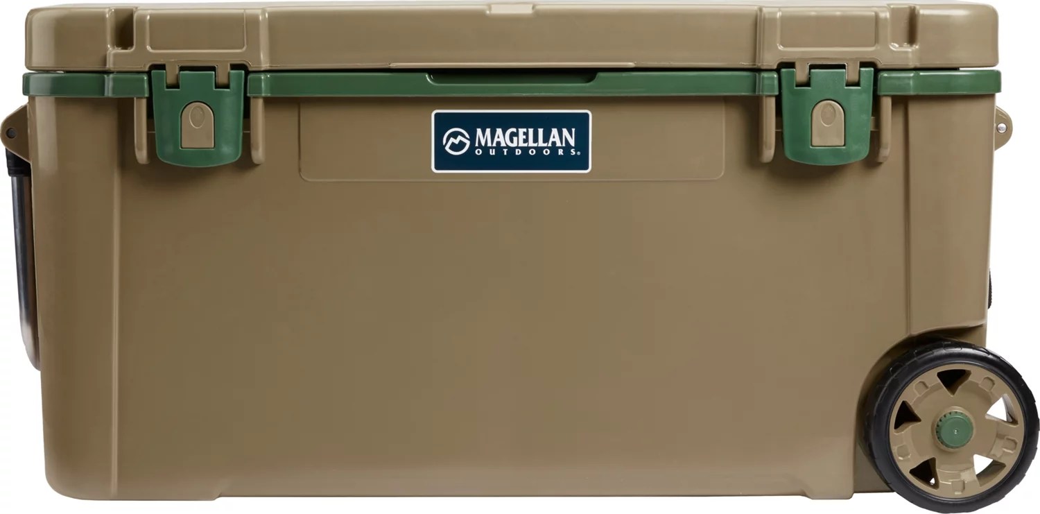 Magellan Outdoors Ice Box 75 qt Wheeled Cooler Academy