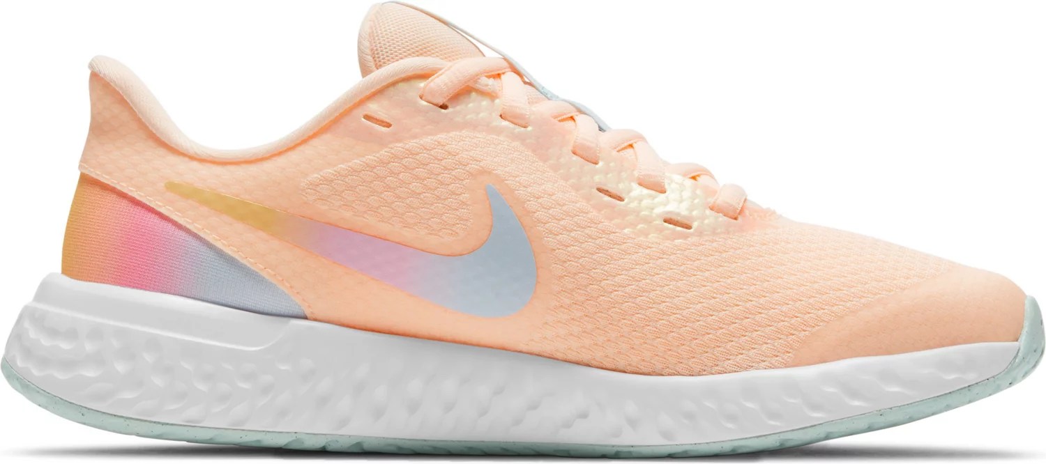 Nike Girls' Grade School Revolution 5 SE Running Shoes Academy