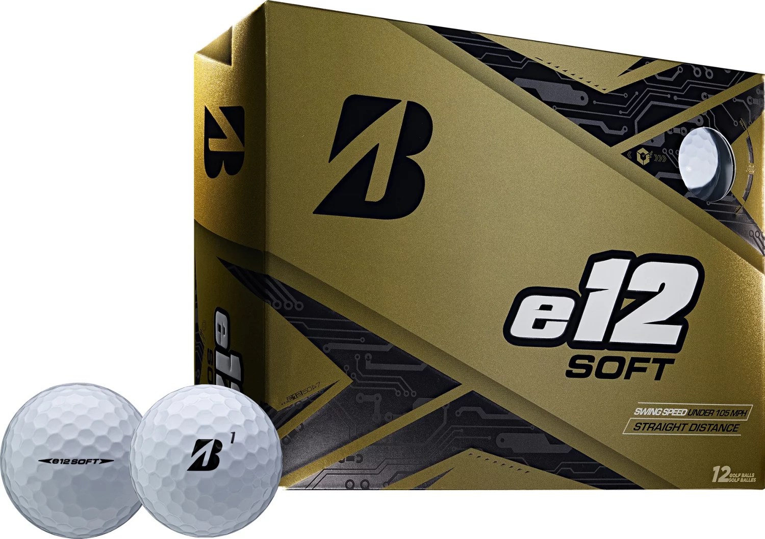 Bridgestone e12 Contact Golf Balls 12 Pack Academy