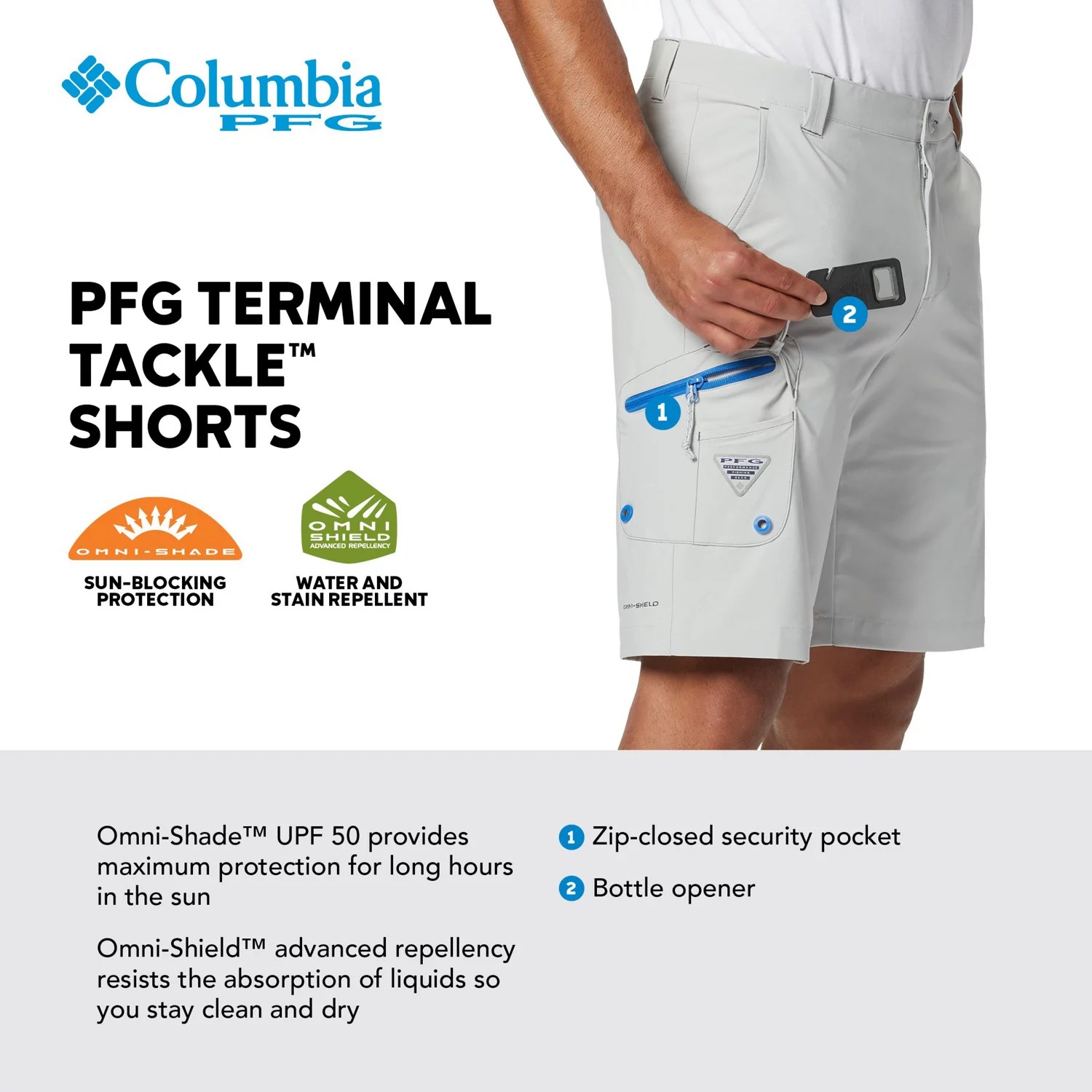 Columbia Sportswear Men's Terminal Tackle Short Academy