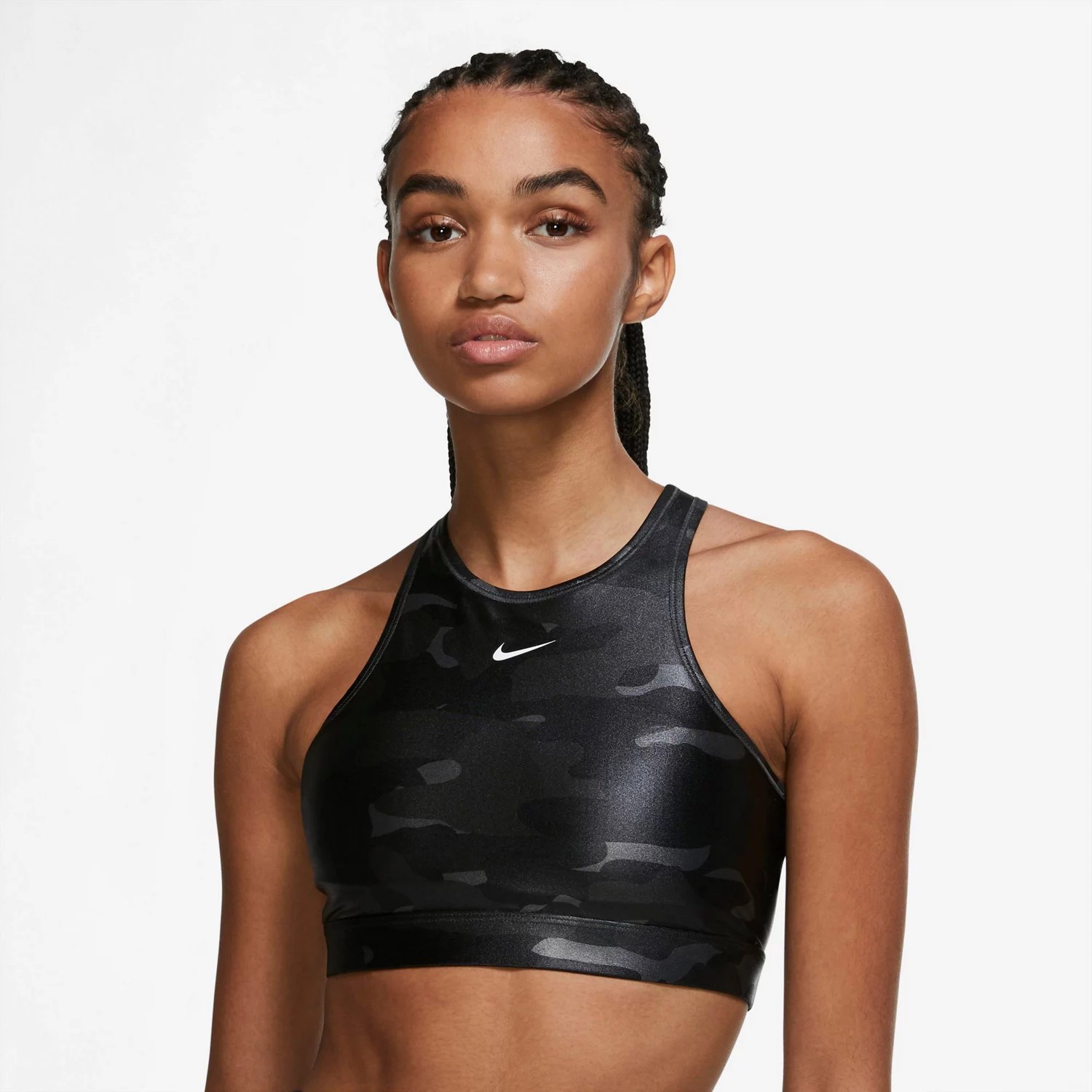 Nike Women's Medium Support DriFIT Sports Bra Academy