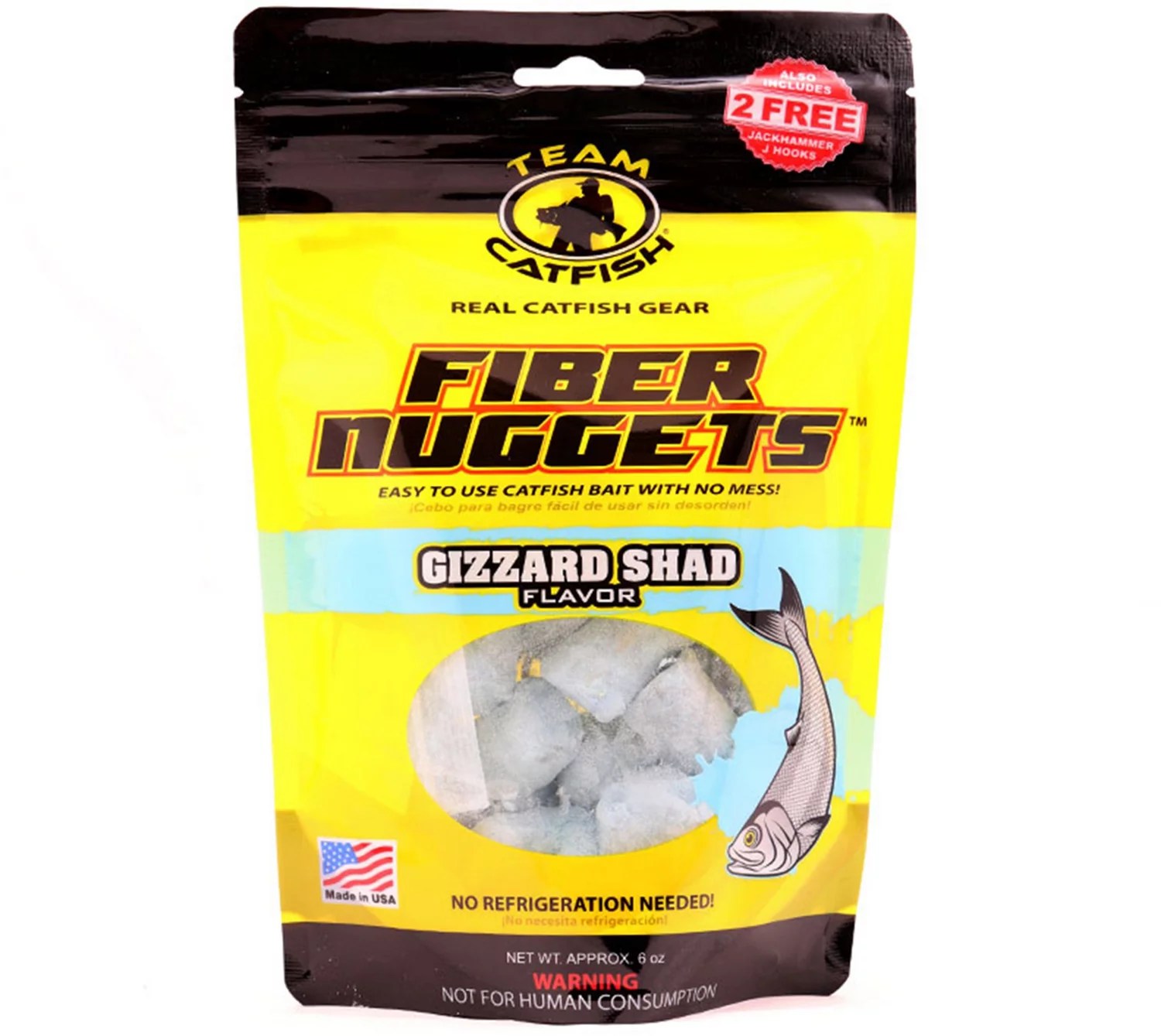 Team Catfish Fiber Bait Nuggets Academy