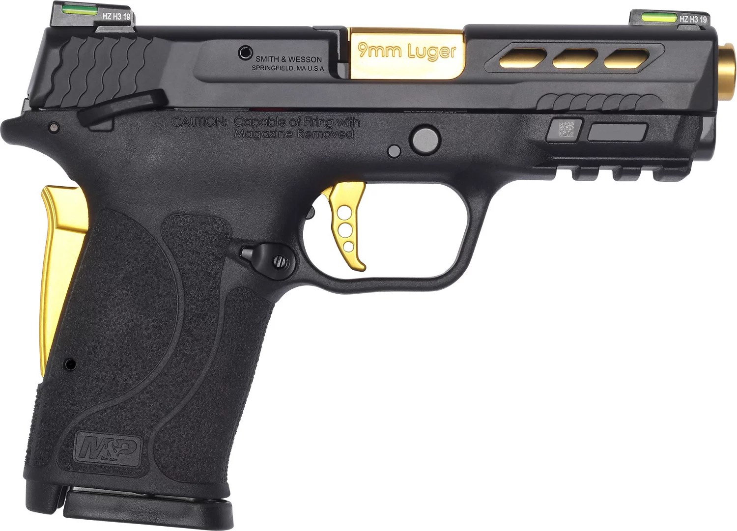 Smith & Wesson Performance Center M&P 9 Shield EZ TS Gold Ported Barrel