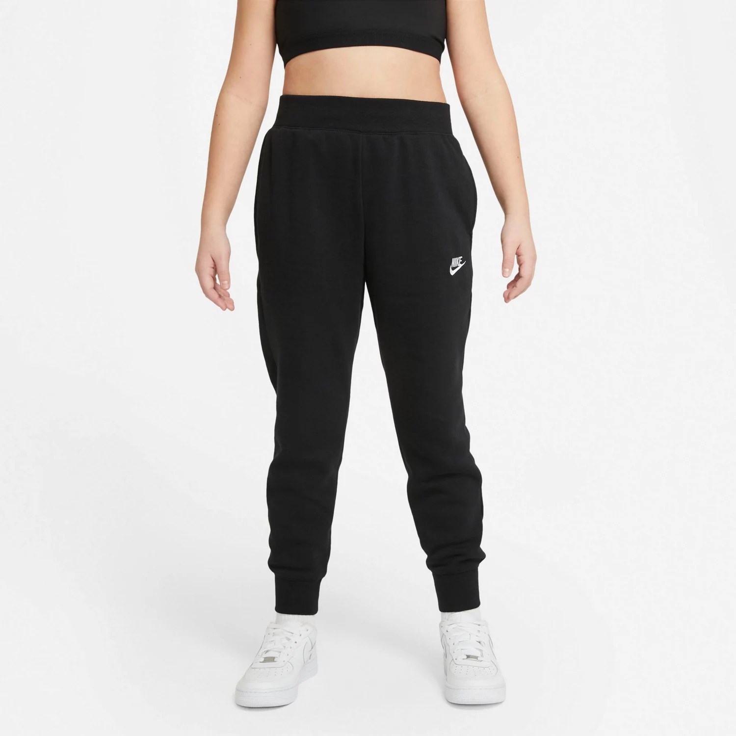 Nike Girls' Sportswear Club Fleece LBR Pants Academy