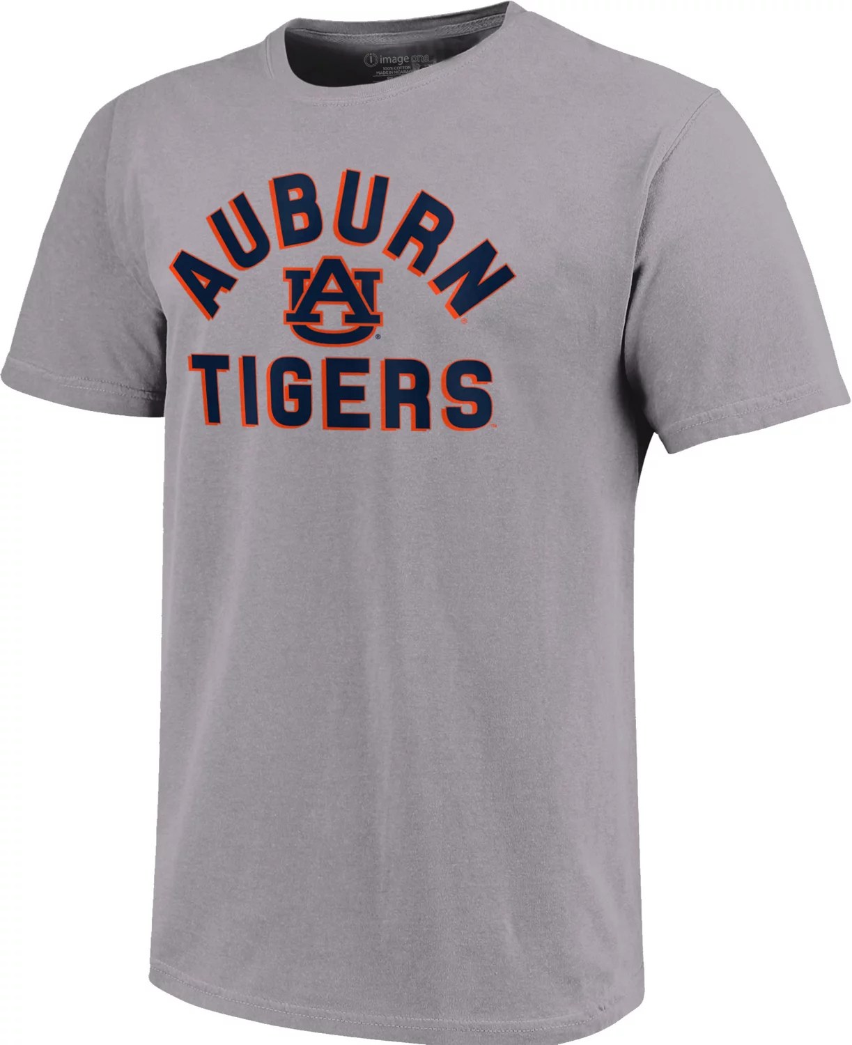 Image One Men's Auburn University Retro Stack Tshirt Academy