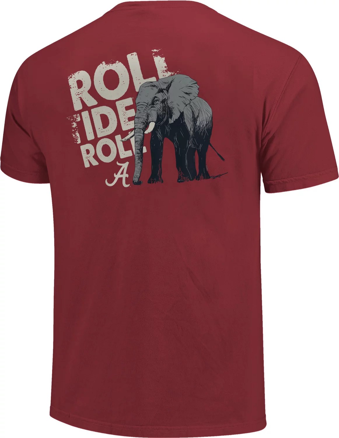 Image One Men's University of Alabama Comfort Color Slant Type Mascot