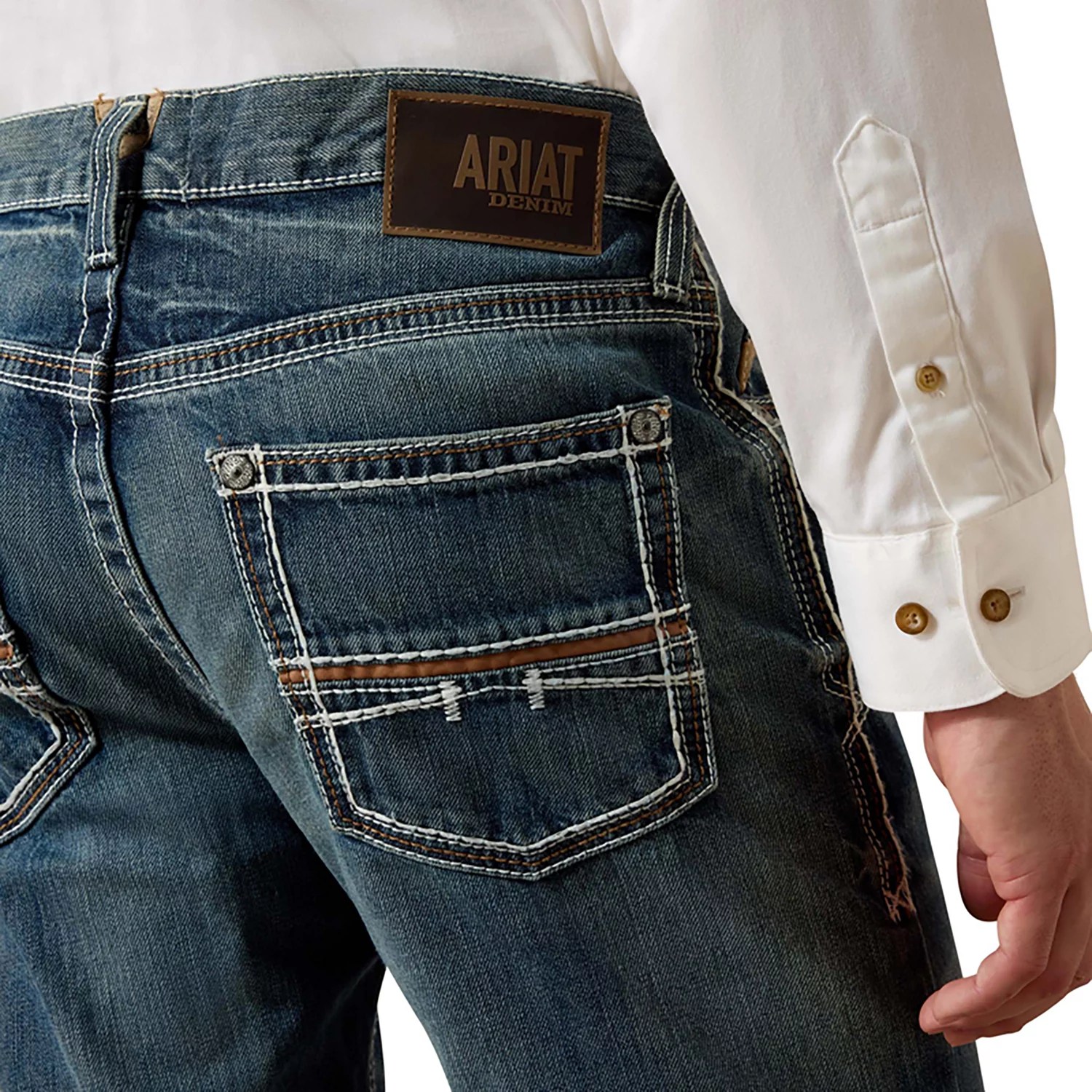 Ariat Men's M4 LowRise Coltrane Boot Cut Jeans Academy