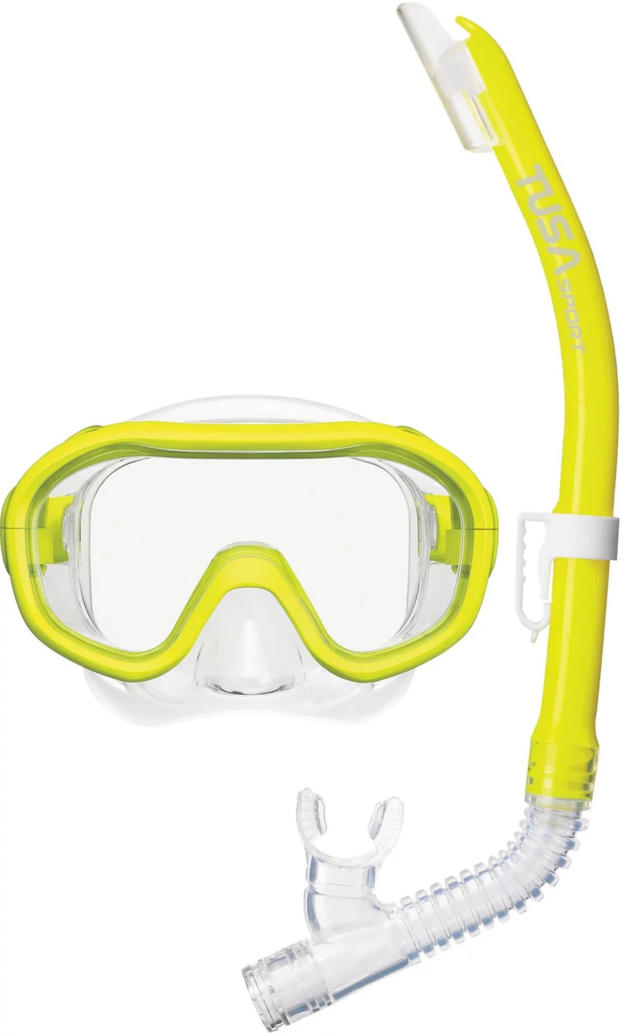 Tusa Sport Youth UC0211P Mini Fit Youth Mask and Snorkel Combo Academy