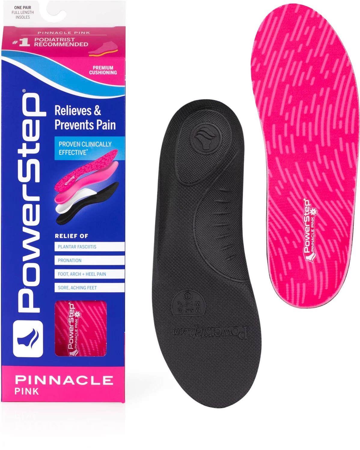 Powerstep Pinnacle Shoe Insoles Free Shipping at Academy