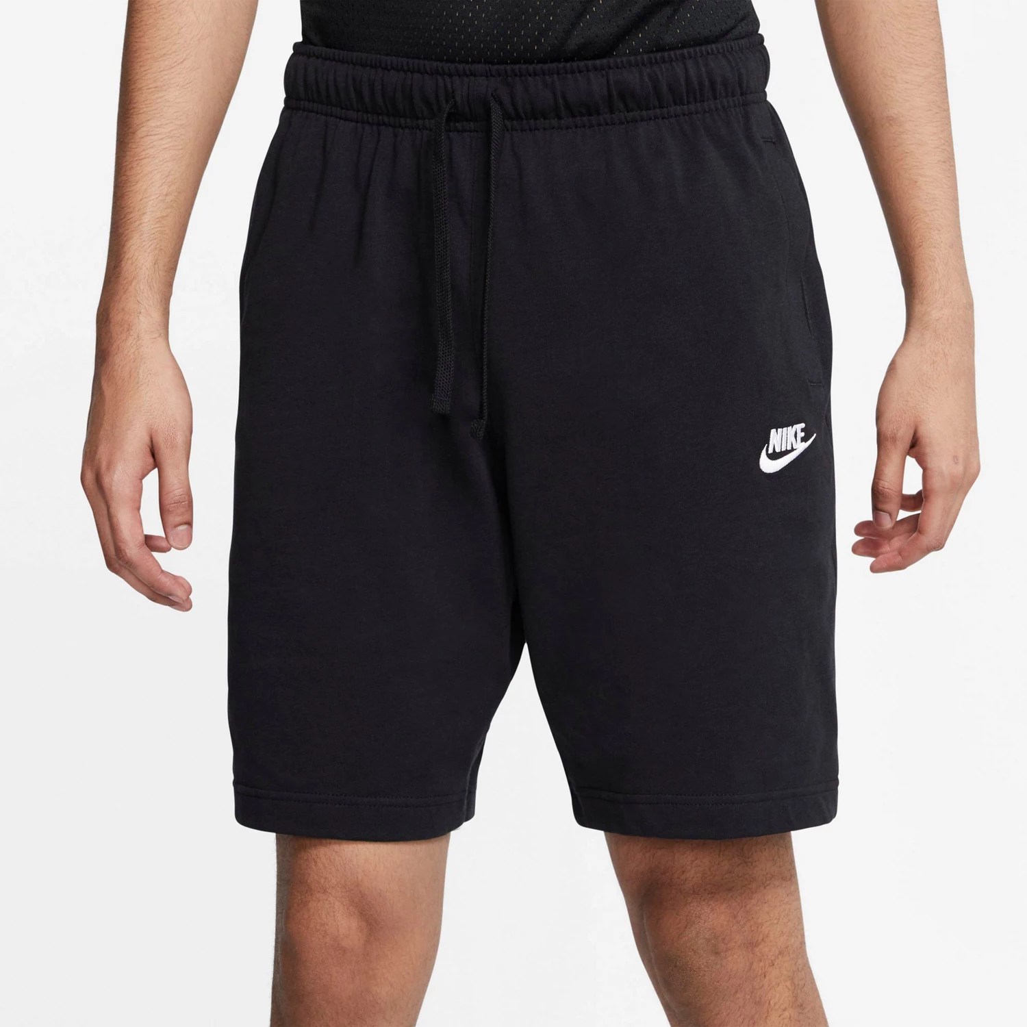 Nike Men's Sportswear Club Jersey Graphic Shorts 10 in Academy