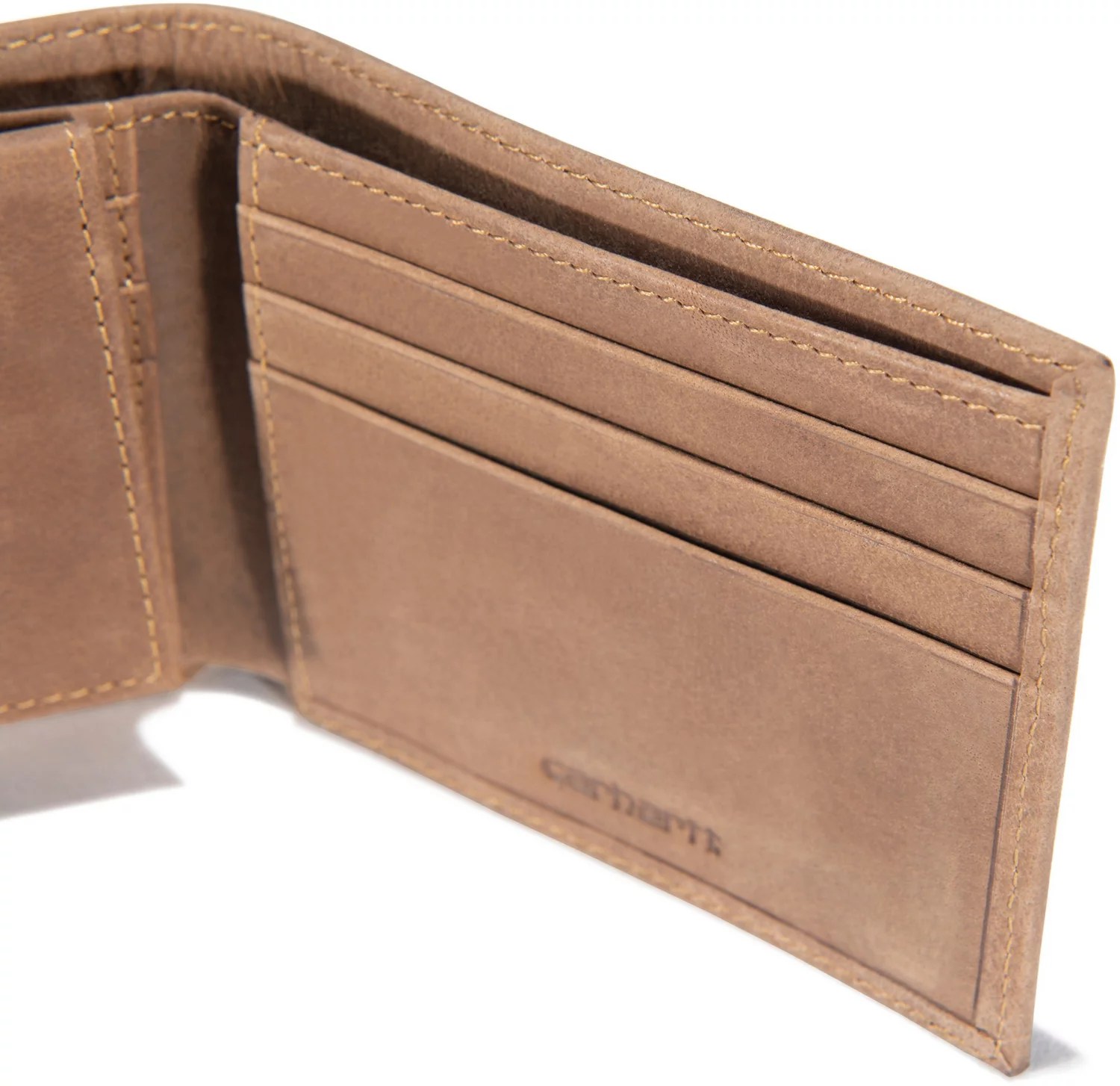Carhartt Leather Bifold Wallet Free Shipping at Academy