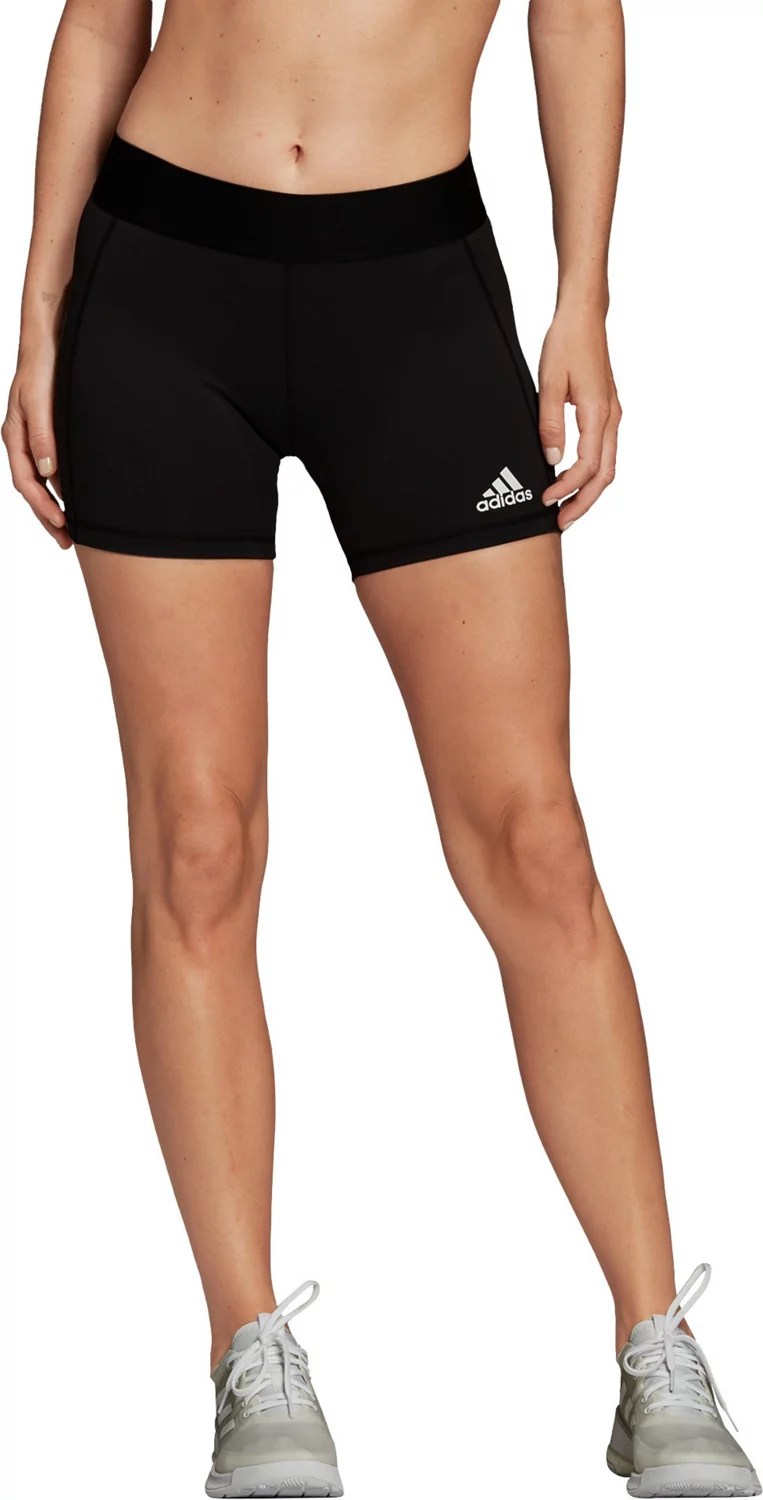 adidas Women's Techfit Volleyball Shorts 5 in Academy