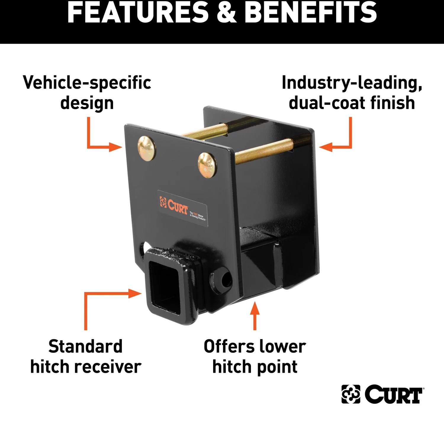 CURT Bumper Mount Travel Trailer Hitch | Free Shipping at Academy