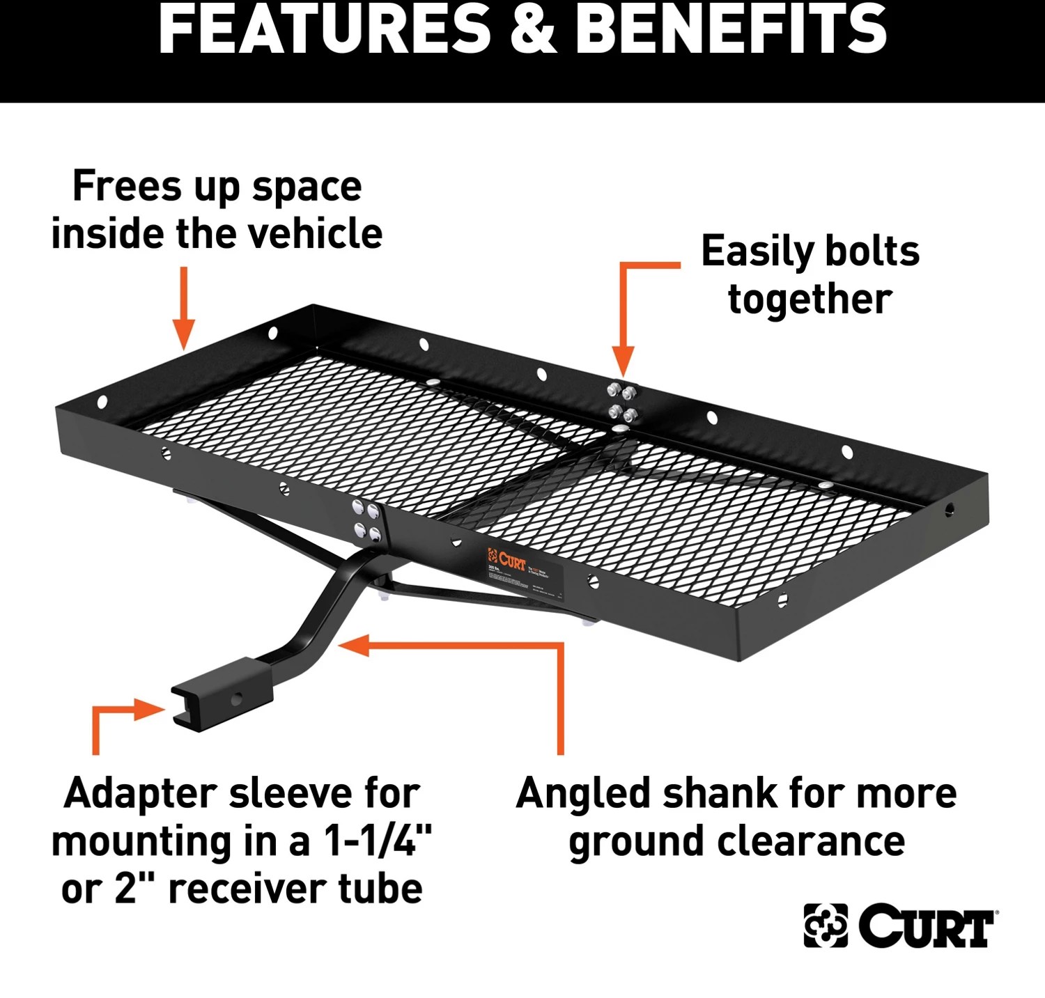 CURT 300 lb Cargo Carrier Academy