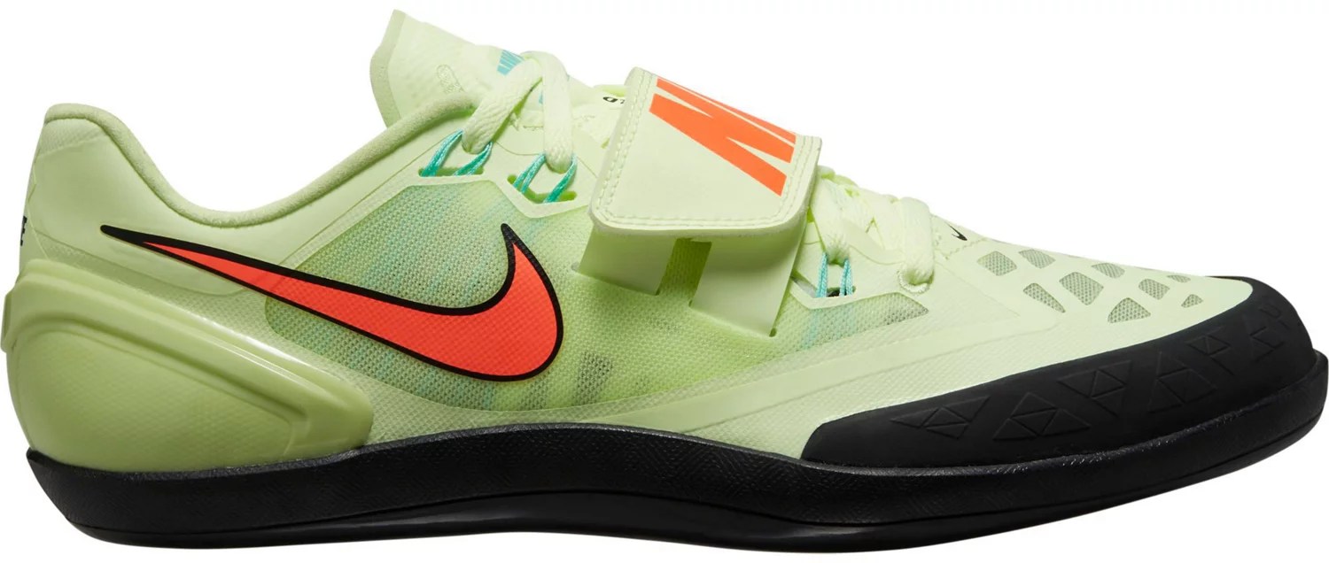 Nike Mens Zoom Rotational 6 Track Throwing Shoes Bright Mango Sz