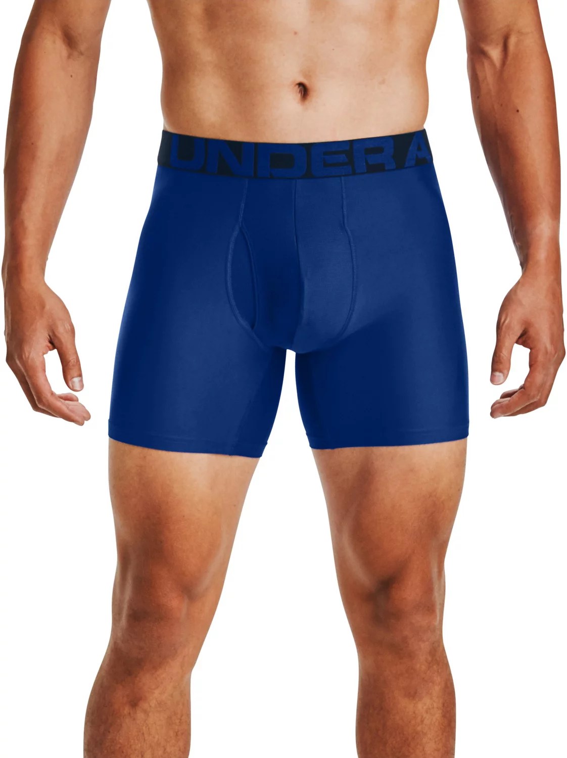 Under Armour Men's Tech 6 in Boxer Briefs 2Pack Academy