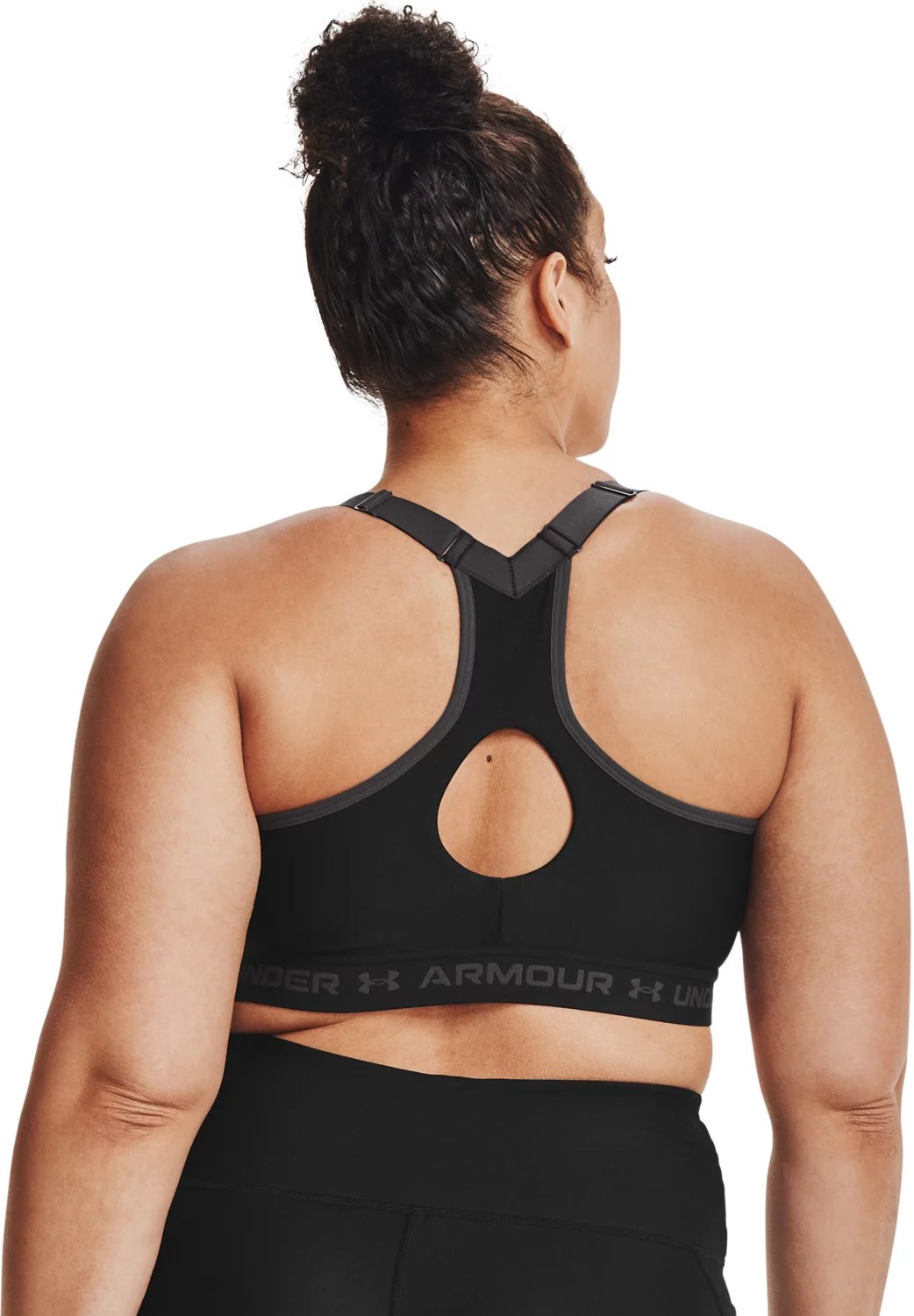 Under Armour Women's Armour High Crossback Zip Sports Bra Academy