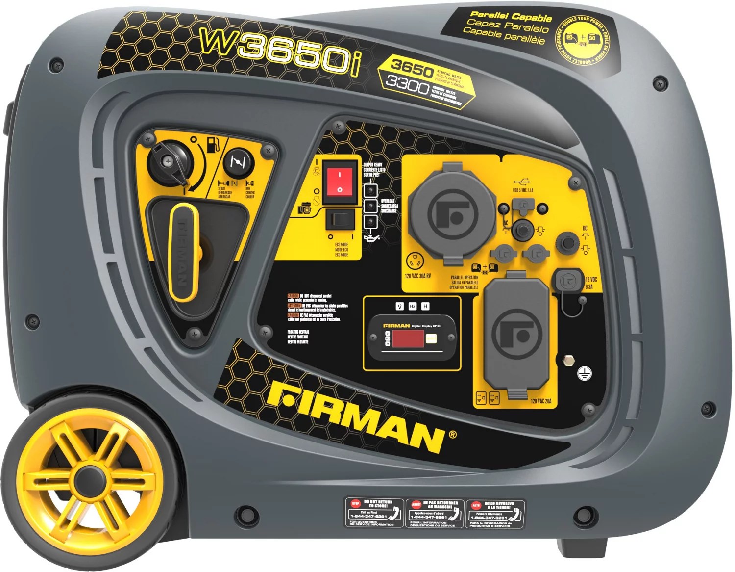 Firman 3,650 Watt Recoil Start Inverter Generator Academy