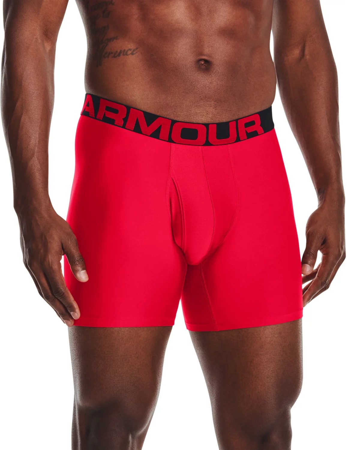 Under Armour Men's Tech 6 in Boxer Briefs 2Pack Academy