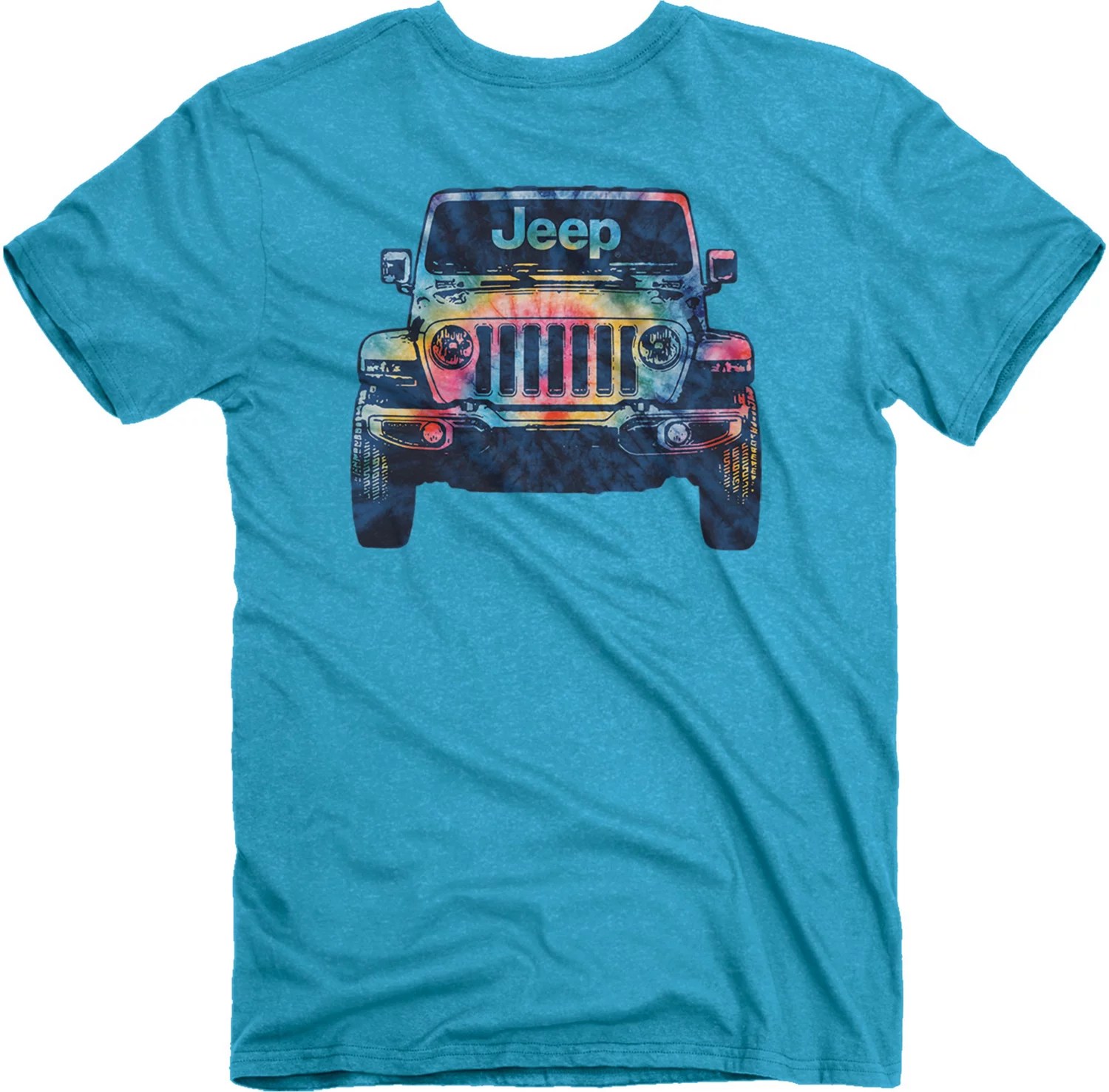 Jeep Men's Tie Dye Swirl Wrangler Short Sleeve TShirt Academy