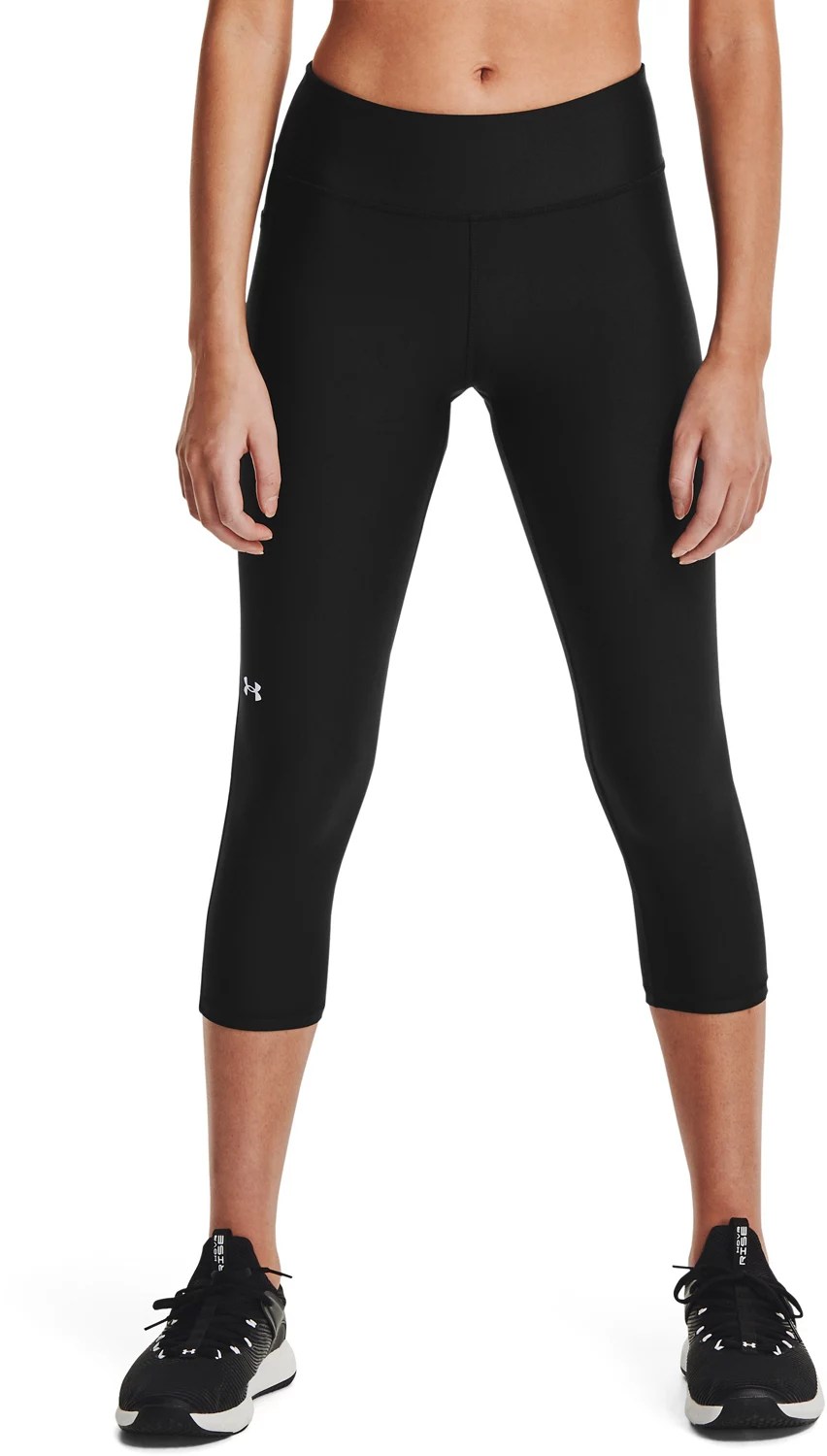 Under Armour Women's HeatGear Armour MidRise Capri Tights Academy