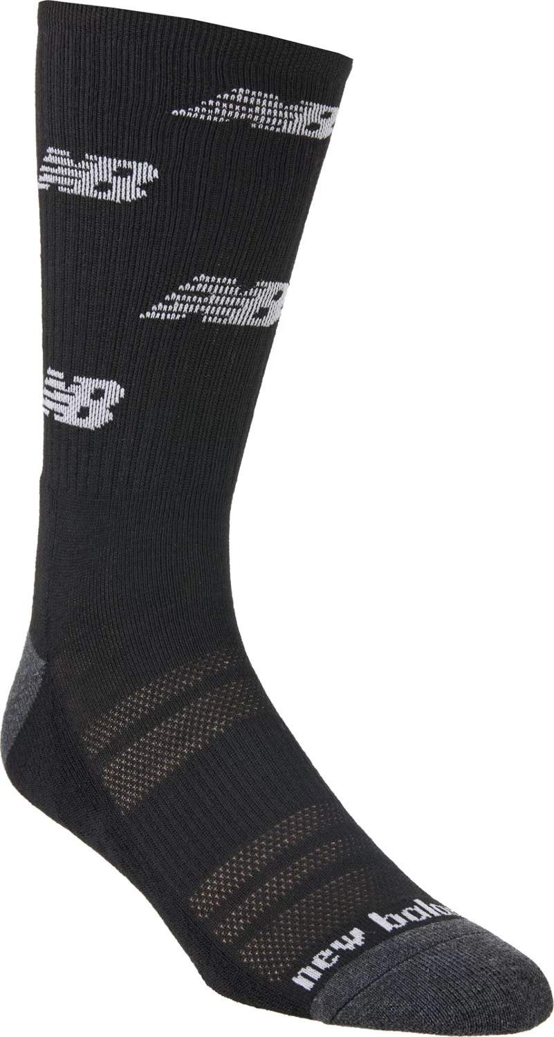 New Balance Multi NB Logo Crew Socks 3 Pack Academy