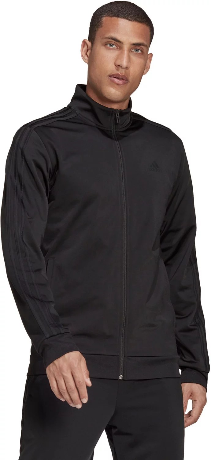 adidas Men’s 3Stripe Tricot Track Jacket Academy