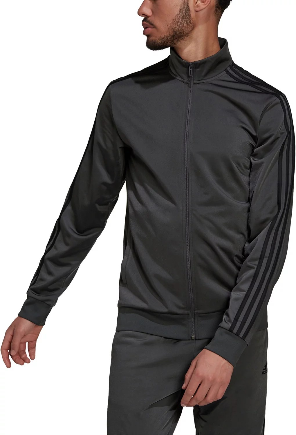 adidas Men’s 3Stripe Tricot Track Jacket Academy