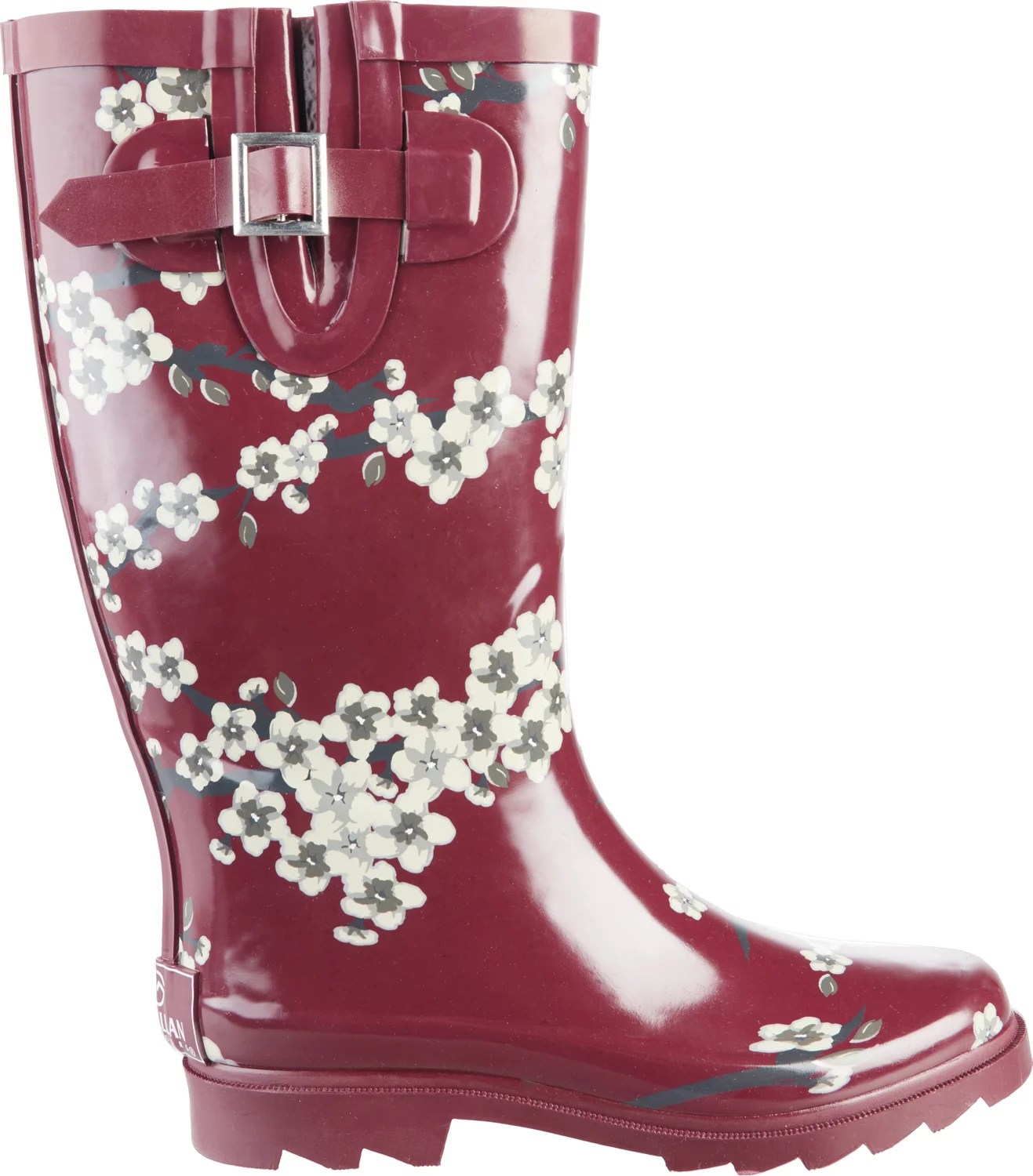 Magellan Outdoors Women's Cherry Blossom Rubber Boots Academy