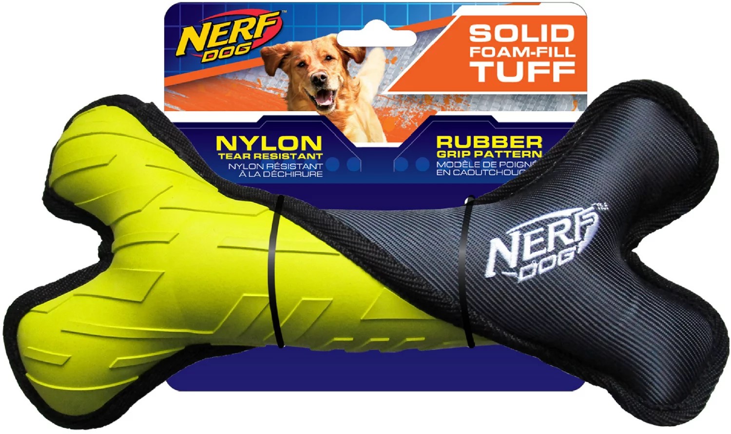 NERF Dog 11 in Tuff Rubber Bone Academy