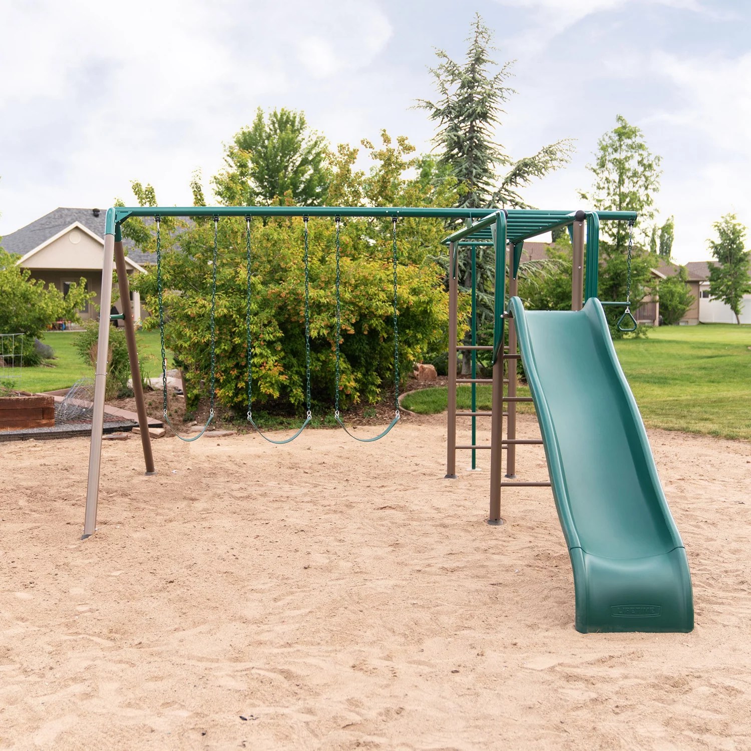 Lifetime Monkey Bar Adventure Swing Set | Academy