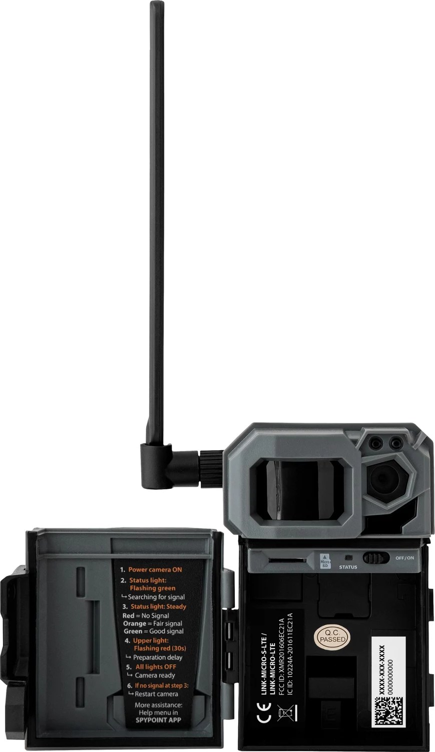 SpyPoint LinkMicro LTE Cellular Trail Camera, Twin Pack with 2 Micro