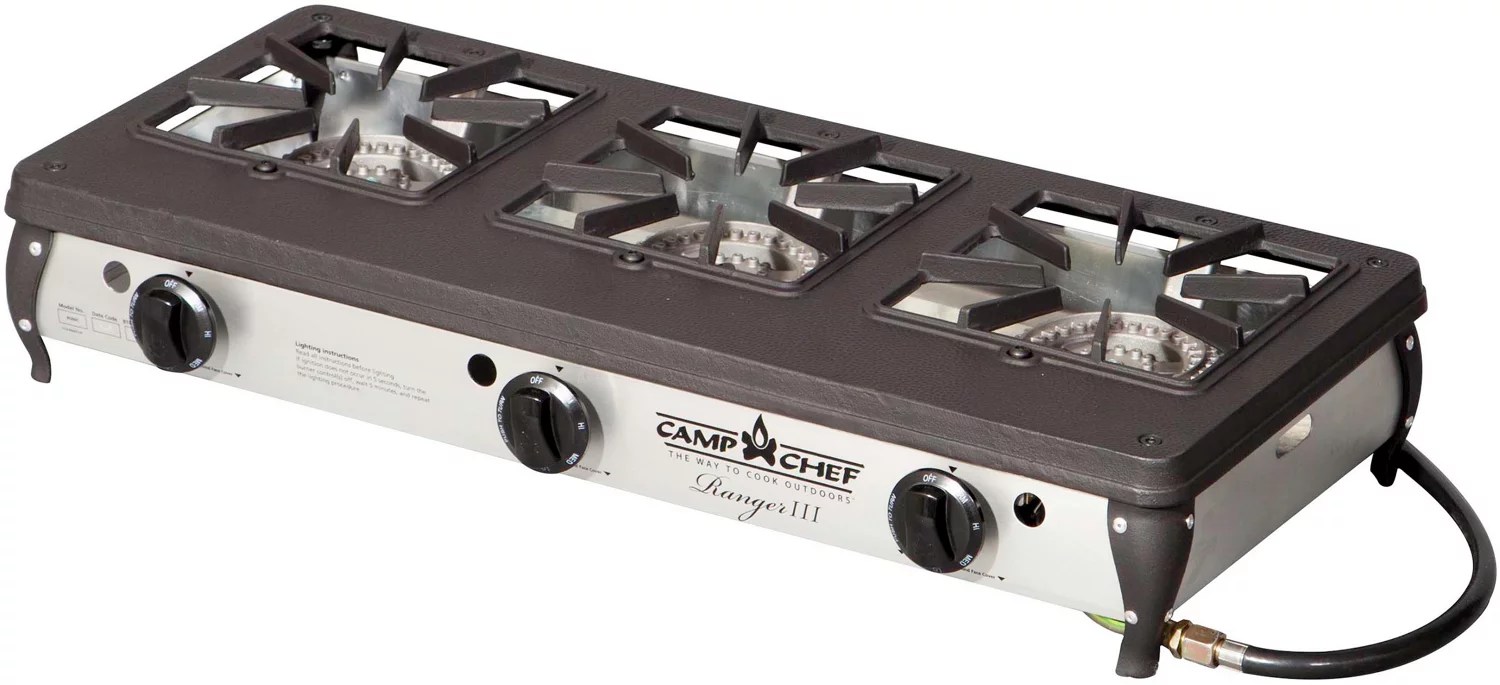 Camp Chef Ranger III Triple Burner Stove Academy