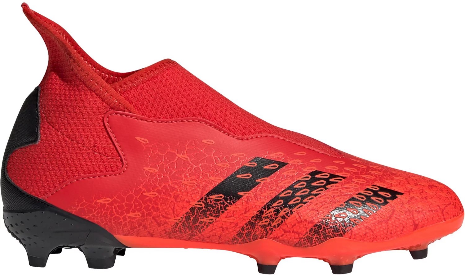 adidas Boys' Predator Freak .3 Laceless Firm Ground Soccer Cleats Academy