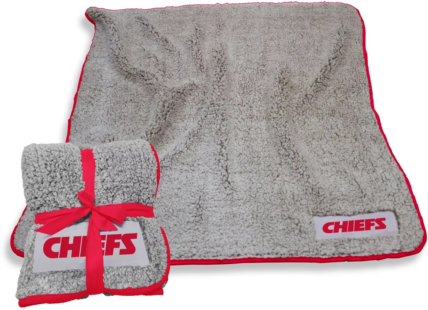 Logo Kansas City Chiefs Frosty Fleece Throw Blanket Academy