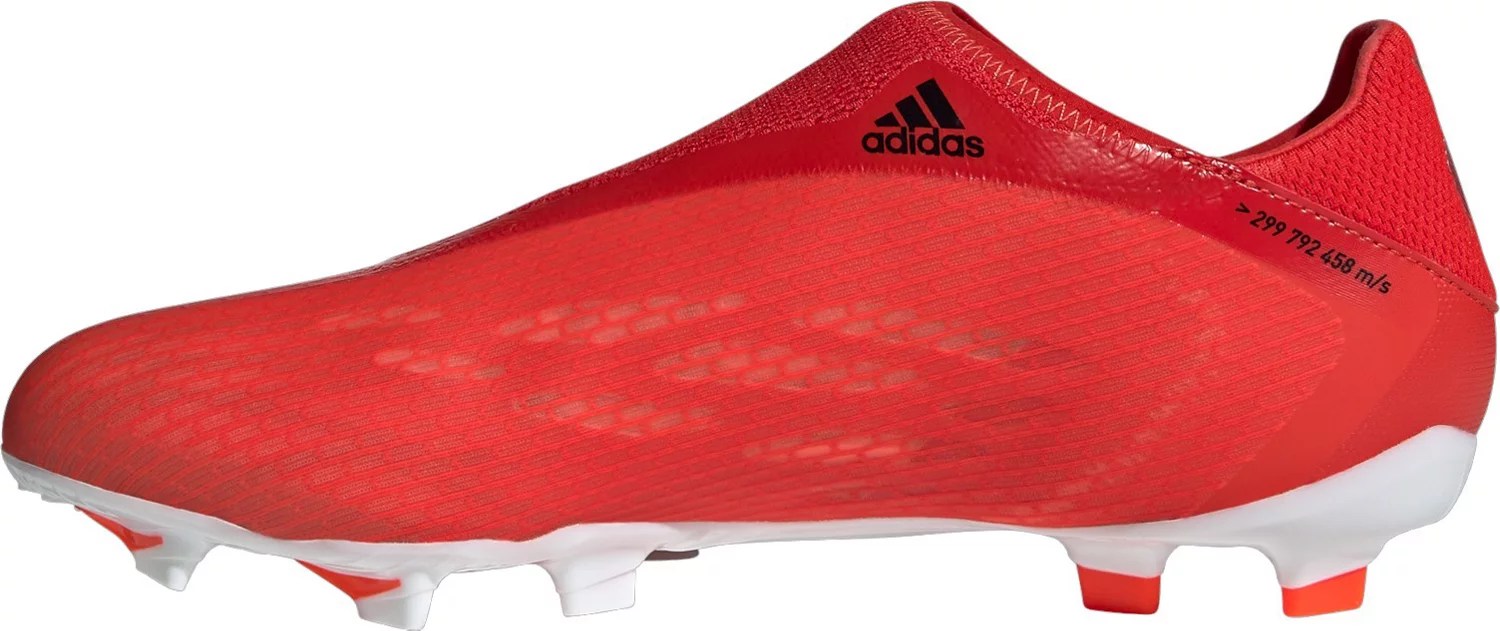 adidas Adults' X Speedflow .3 Laceless Firm Ground Soccer Shoes Academy