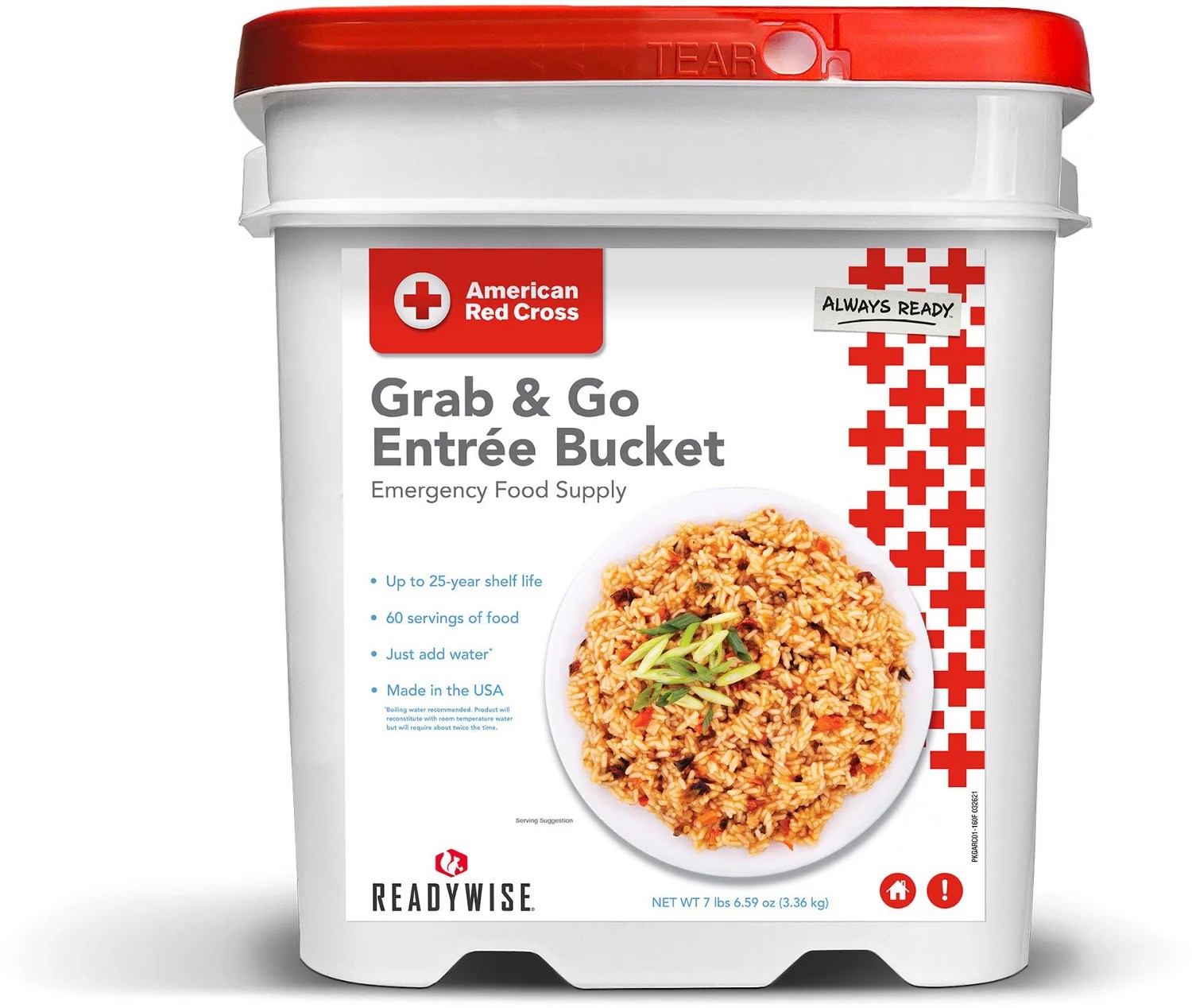Wise Company Readywise American Red Cross 60 Serving Emergency Food