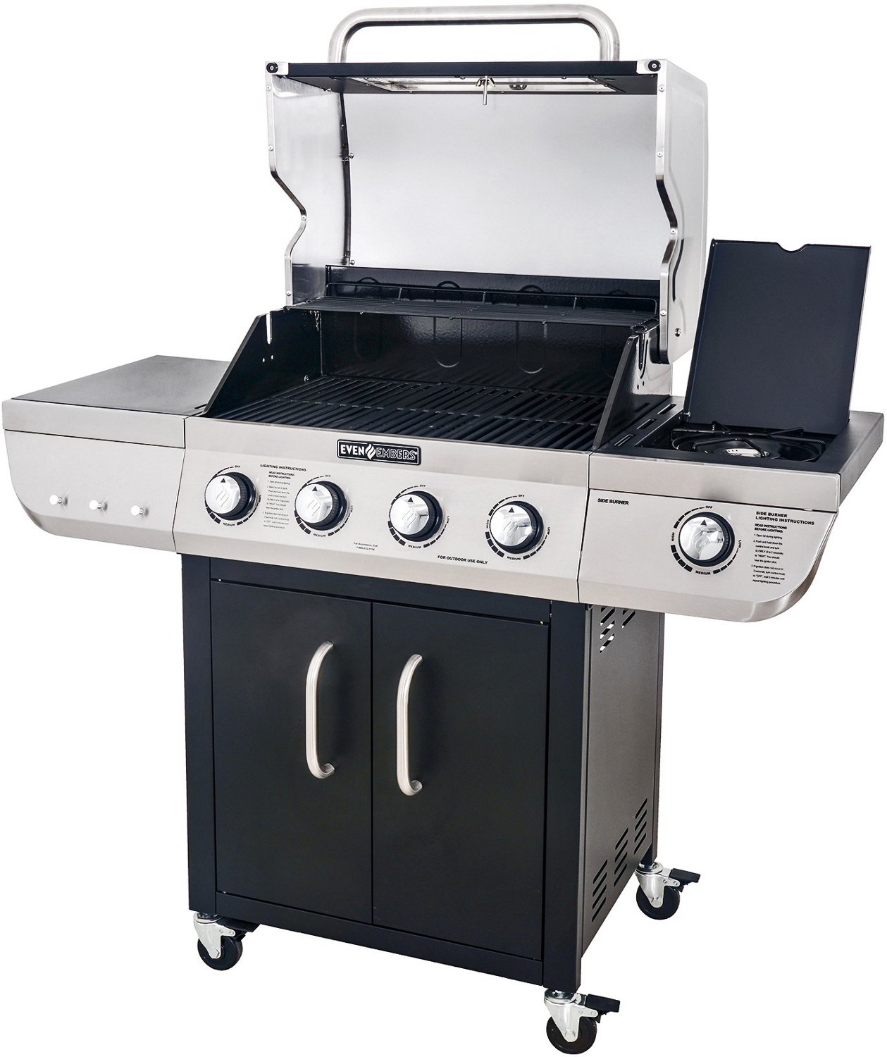 Even Embers 4 Burner Gas Grill Academy