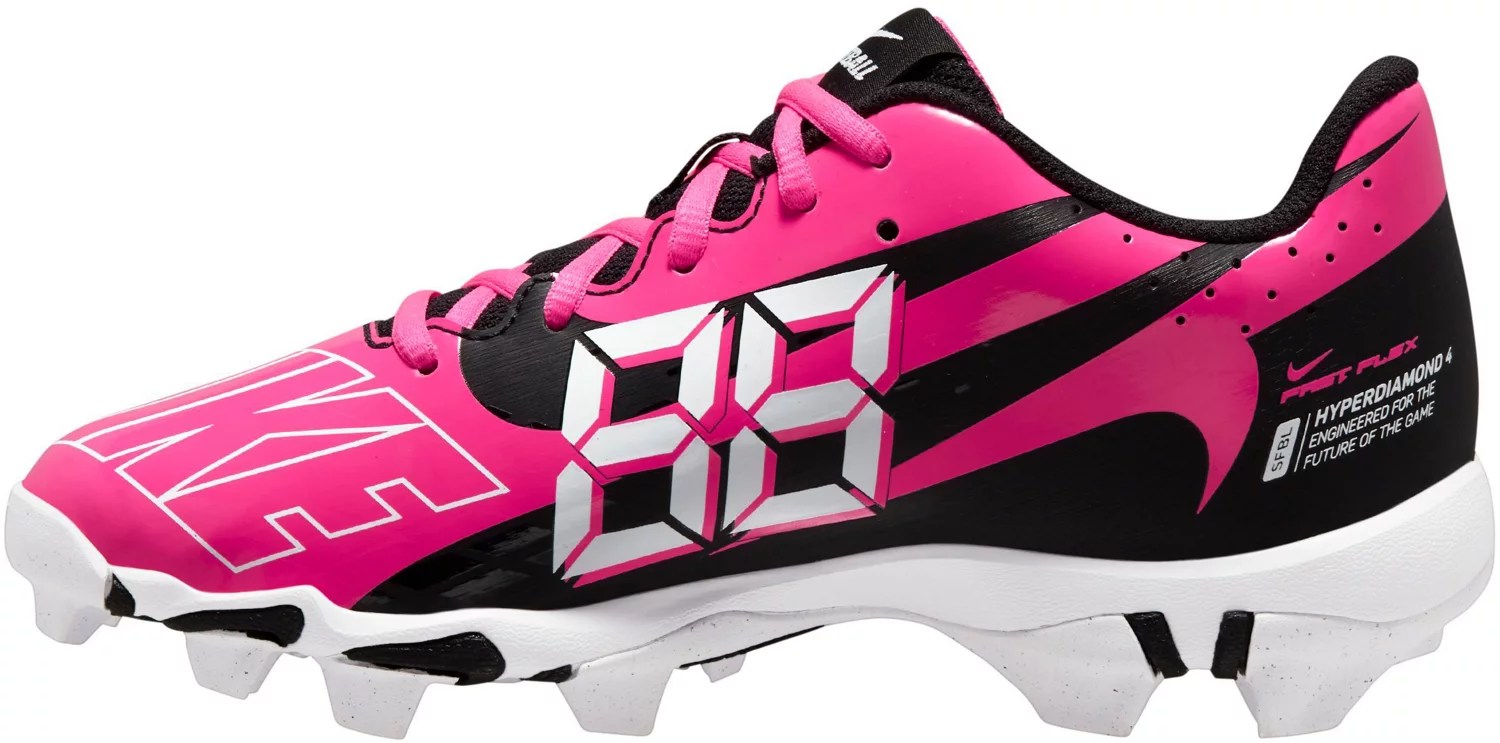 Nike Girls' Hyperdiamond 4 Keystone GG Softball Cleats Academy