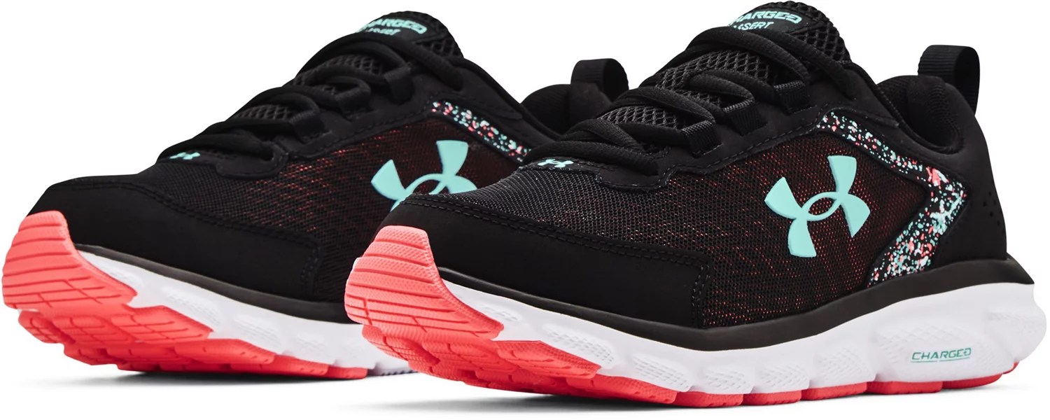 Under Armour Women's UA Charged Assert 9 Paint Splatter Running Shoes