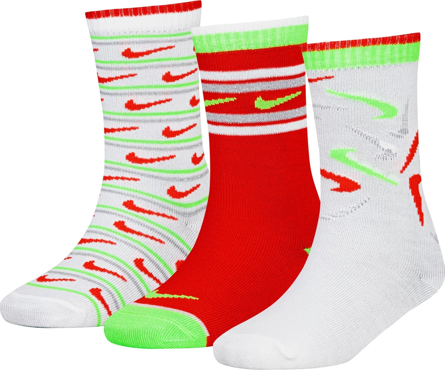 Nike Boys' Christmas Crew Socks Academy