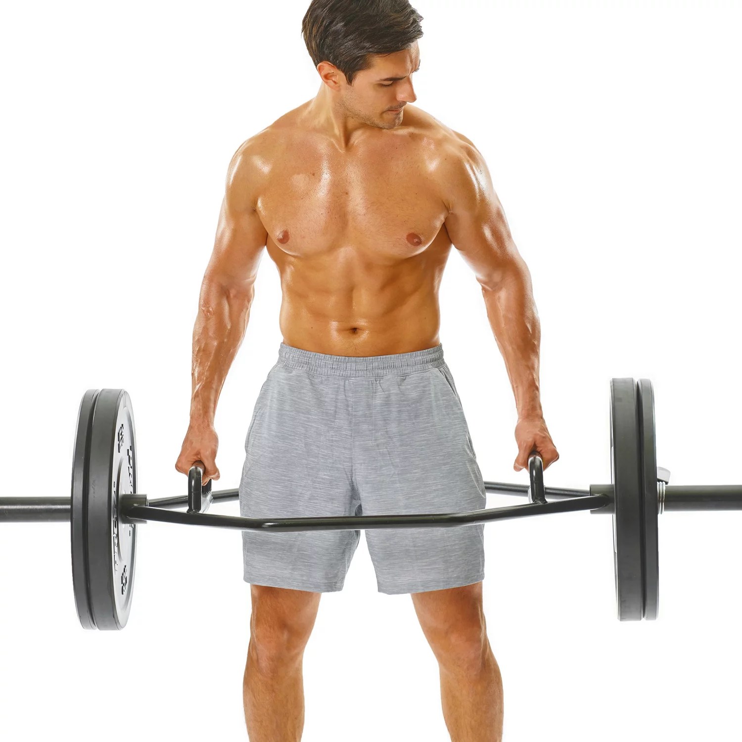 PRCTZ Olympic Hex Weight Lifting Trap Bar Academy